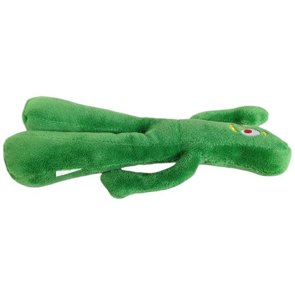 Kids Game Multipet Gumby Plush Filled Dog Toy Green 9 inch Funny Gelatinous - Picture 5 of 7